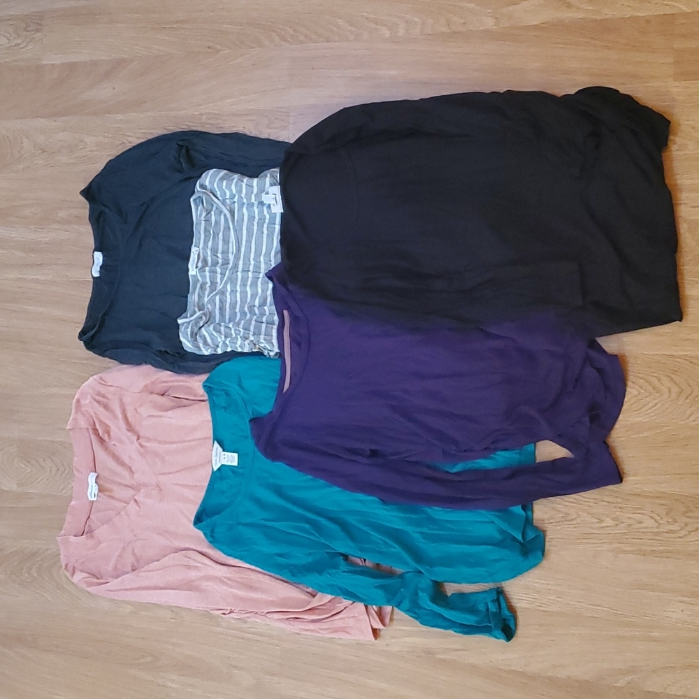 Long sleeve maternity shirts